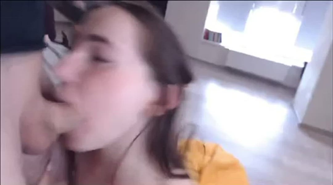 Swallowing rod and jizz In Mouth