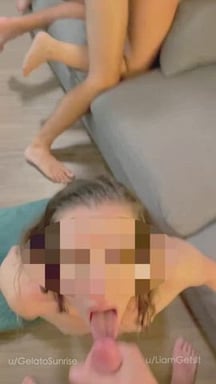 Look at the cumshot miss my face!