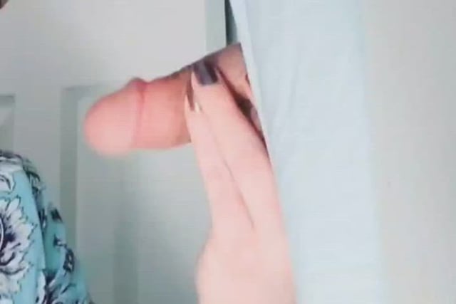 Fayette's probably my favorite husband boyfriend in the stable. I love his wide penis and untrimmed bush. Here you can see him swell to his full glory between my lips.