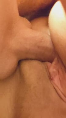 Showing off my cream filling