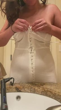 Wear this dress to dinner or not at all?