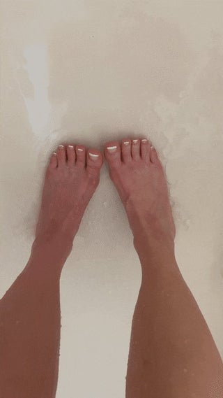 Little splash in the shower