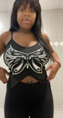 I never wear a bra anywhere