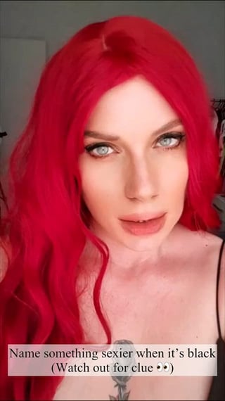 I think black makes all things sexier ;)