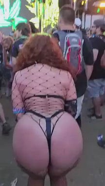 Slutty festival girl
