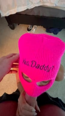 Blowing hard on his tip