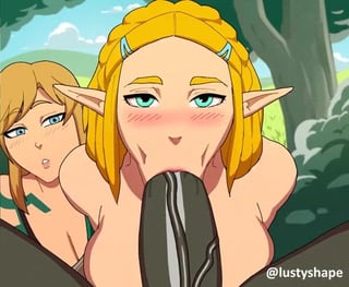 Zelda blowjob (Lustyshape)