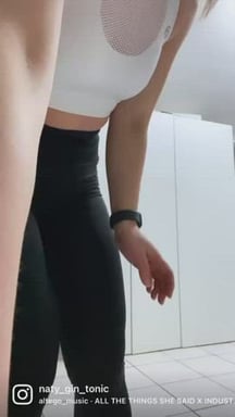 Crossfit lady GF lady is ready