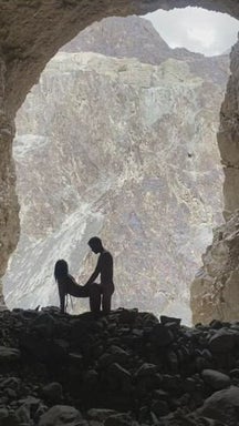 Fucking in a cave