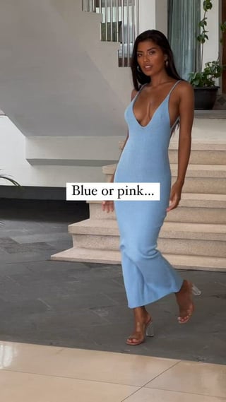 Blue or pink