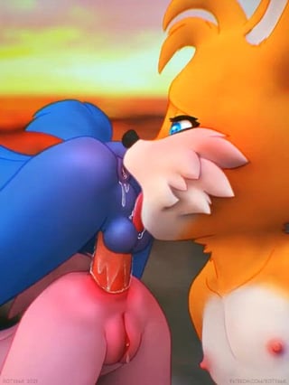 Tails enjoys the taste (Kotyami)