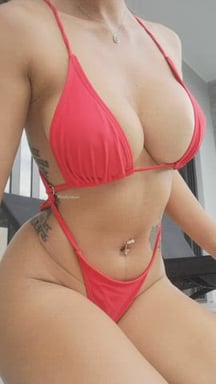 How you like that chinese body in red bikini?