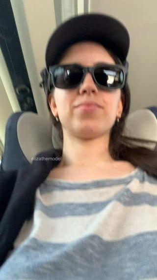 Flashing my melons on a bus