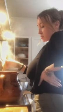 Something about a broad cooking